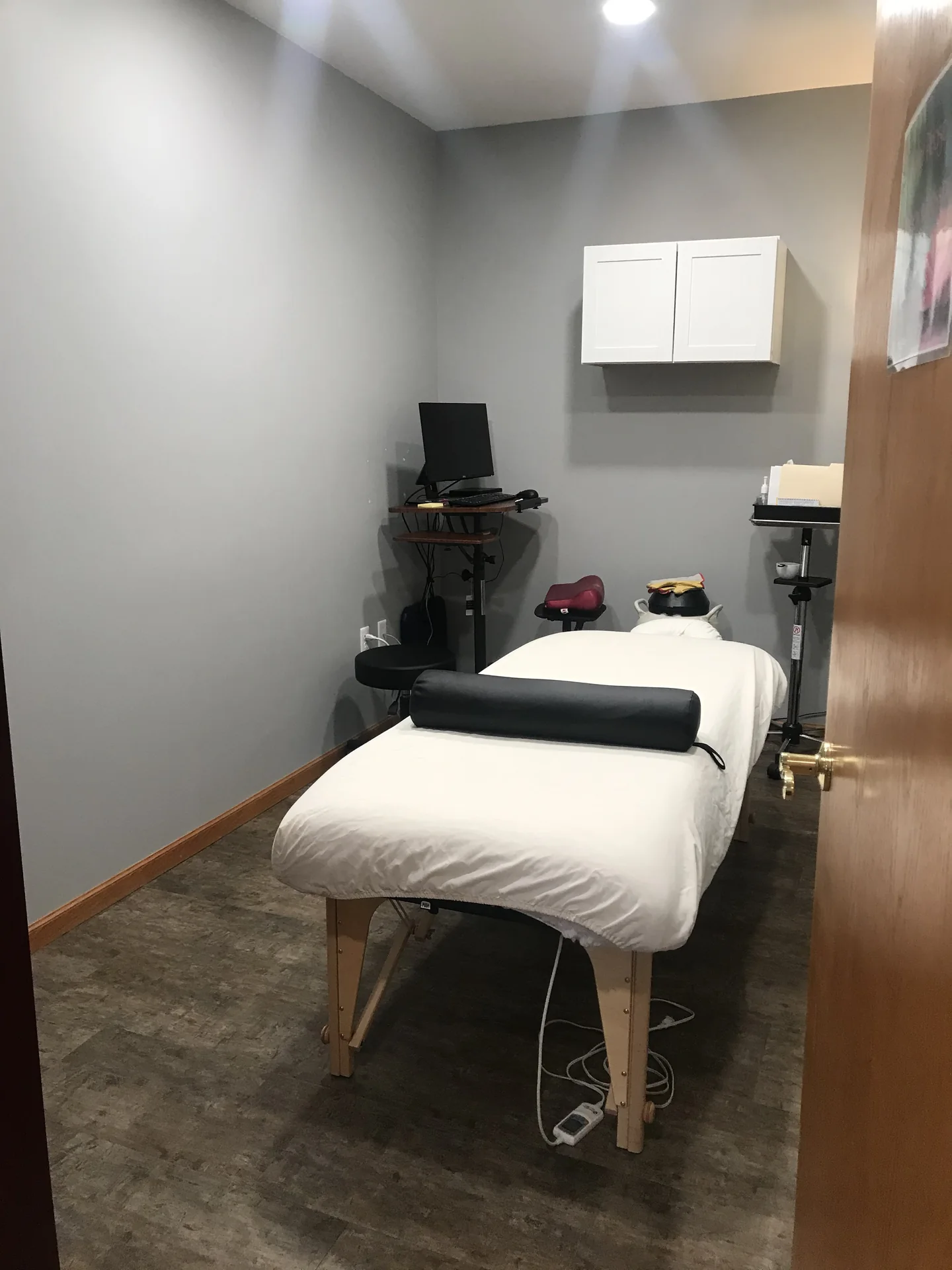 A private treatment room